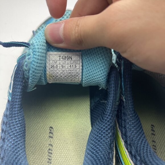 Asics Womens Gel Cumulus 16 T489N Blue Running Shoes Sneakers Size 9.5 - Picture 9 of 12